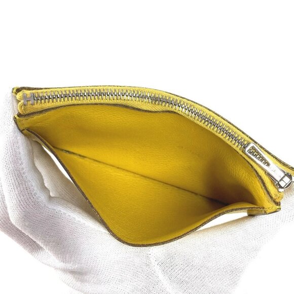 HERMES Zip City Wallet Coin Case Fragment Case Card Holder Card Case Coin Case - Picture 6 of 12